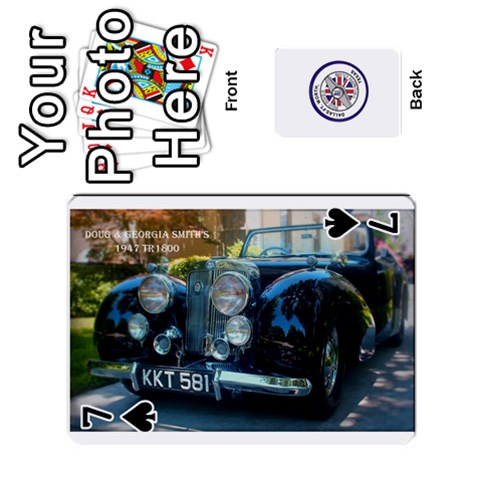 Triumph Cards By Terry Front - Spade7
