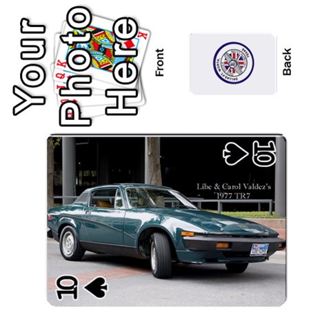 Triumph Cards By Terry Front - Spade10