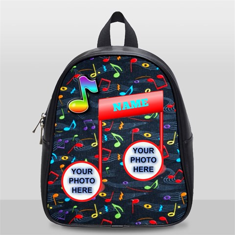 Music Small Bookbag By Joy Johns Front