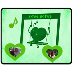 Love Notes medium blanket - Fleece Blanket (Medium)