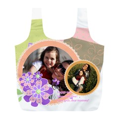 mothers day (6 styles) - Full Print Recycle Bag (L)