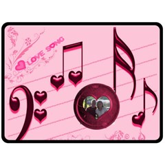 Love Song large blanket #2 - Fleece Blanket (Large)