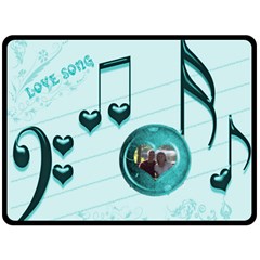 Love Song large blanket #3 - Fleece Blanket (Large)