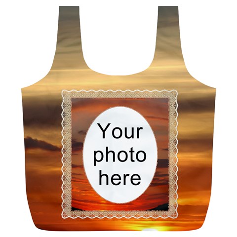 Sunset Xl Full Print Recycle Baag By Lil Back