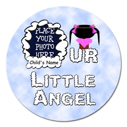 Our Little Angel Girl 5 Inch Magnet By Chere s Creations Front