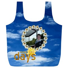 Sunny Days Xl Full Print Recycle Bag