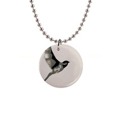 SPARROW - 1  Button Necklace