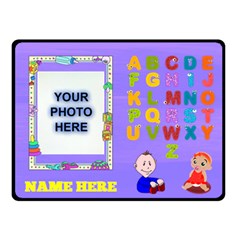 Boy or Girl ABC small Blanket - Fleece Blanket (Small)