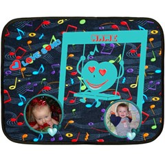 Lullaby baby mini blanket, 2 sides - Fleece Blanket (Mini)