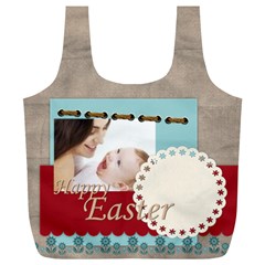 easter (6 styles) - Full Print Recycle Bag (XL)