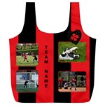 Black and red(any Team) Recycle Bag (XL) - Full Print Recycle Bag (XL)