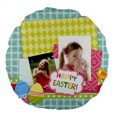 easter - Large 18  Premium Round Cushion 