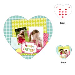 easter - Playing Cards Single Design (Heart)