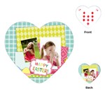 easter - Playing Cards Single Design (Heart)