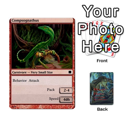 Mesozoic Hunter Cards By Michael Front - Club2