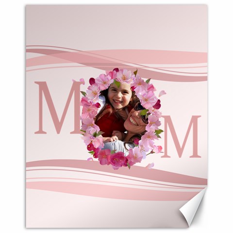 Mothers Day By Mom 10.95 x13.48  Canvas - 1