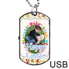 easter - Dog Tag USB Flash (Two Sides)