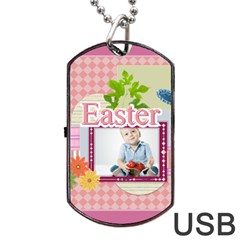 easter - Dog Tag USB Flash (Two Sides)