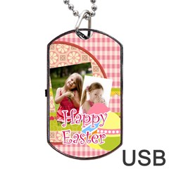 easter - Dog Tag USB Flash (Two Sides)