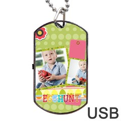 easter - Dog Tag USB Flash (Two Sides)