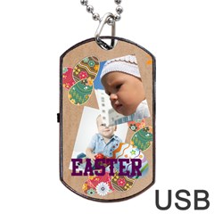 easter - Dog Tag USB Flash (Two Sides)