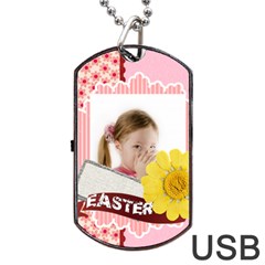 easter - Dog Tag USB Flash (Two Sides)