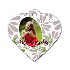 easter - Dog Tag Heart (Two Sides)