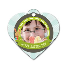 easter - Dog Tag Heart (Two Sides)