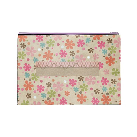 Today Large Cosmetic Bag By Lisa Minor Back