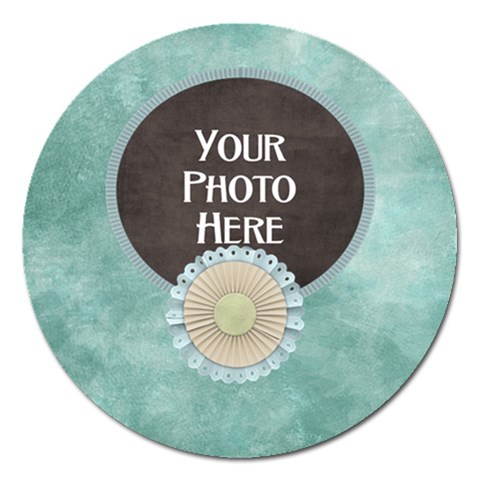 Today Round Magnet By Lisa Minor Front