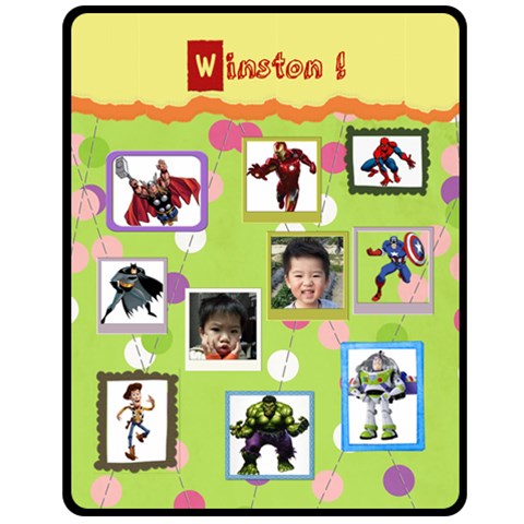 Winston s Blanket By Agnes Kwong 60 x50  Blanket Front