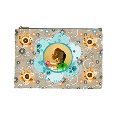 flower cosmetic bag #2 - Cosmetic Bag (Large)