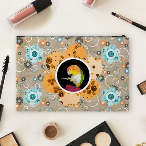 Flower Cosmetic Bag #2 By Joy Johns Back