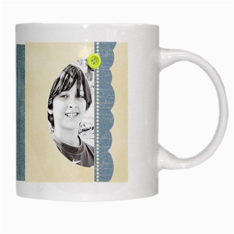 White Mug By Deca Right