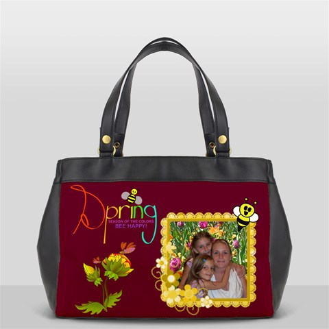 Spring Office Handbag, One Side By Joy Johns Front