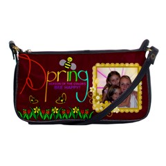 Spring shoulder clutch bag