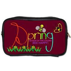 Spring 2 sided toiletries bag - Toiletries Bag (Two Sides)