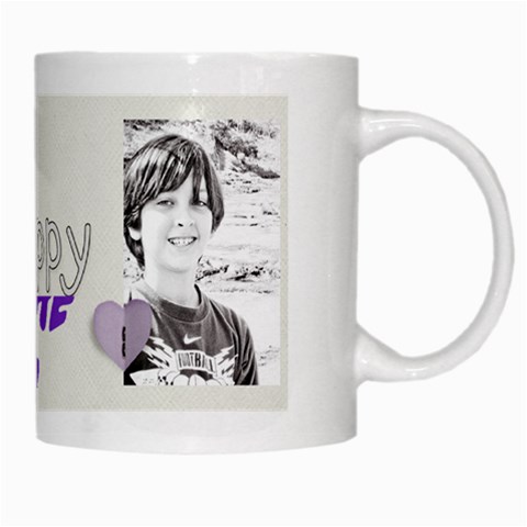 White Mug By Deca Right