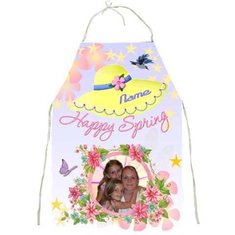 Happy Spring Apron #3 By Joy Johns Front
