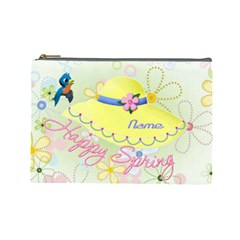 Happy Spring large cosmetic bag #2 - Cosmetic Bag (Large)