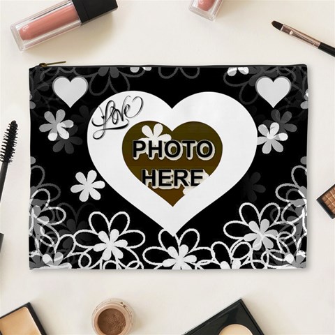Love Xl Cosmetic Bag #2 By Joy Johns Front