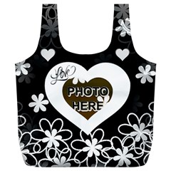 Love full print recycle bag, XL (8 styles) - Full Print Recycle Bag (XL)