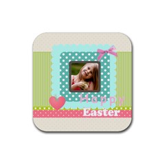 easter - Rubber Coaster (Square)