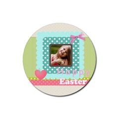 easter - Rubber Round Coaster (4 pack)