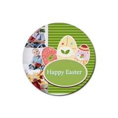 easter - Rubber Round Coaster (4 pack)