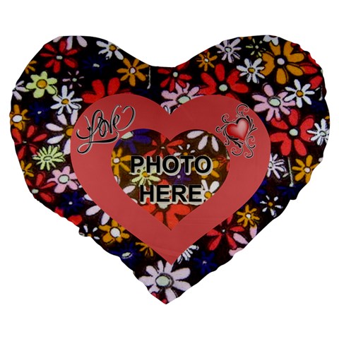 Love Flower 19  Cushion By Joy Johns Back