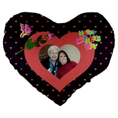 Mom s 19 Cushion - Large 19 Premium Heart Shape Cushion Mom s 19 Cushion - Large 19 Premium Heart Shape Cushion