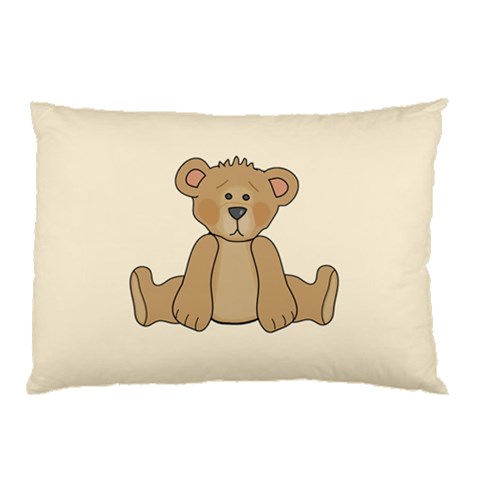 Cute Teddy By J M  Raymond 26.62 x18.9  Pillow Case
