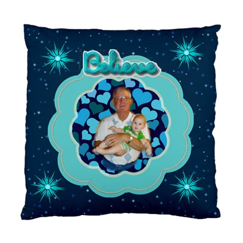 Believe Cushion Case, 2 Sides By Joy Johns Front