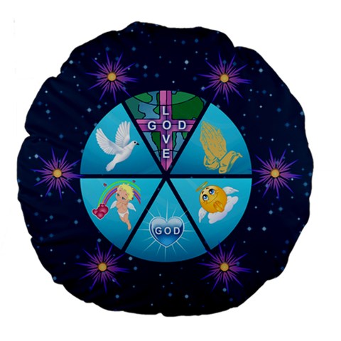 18  Believe Cushion By Joy Johns Front